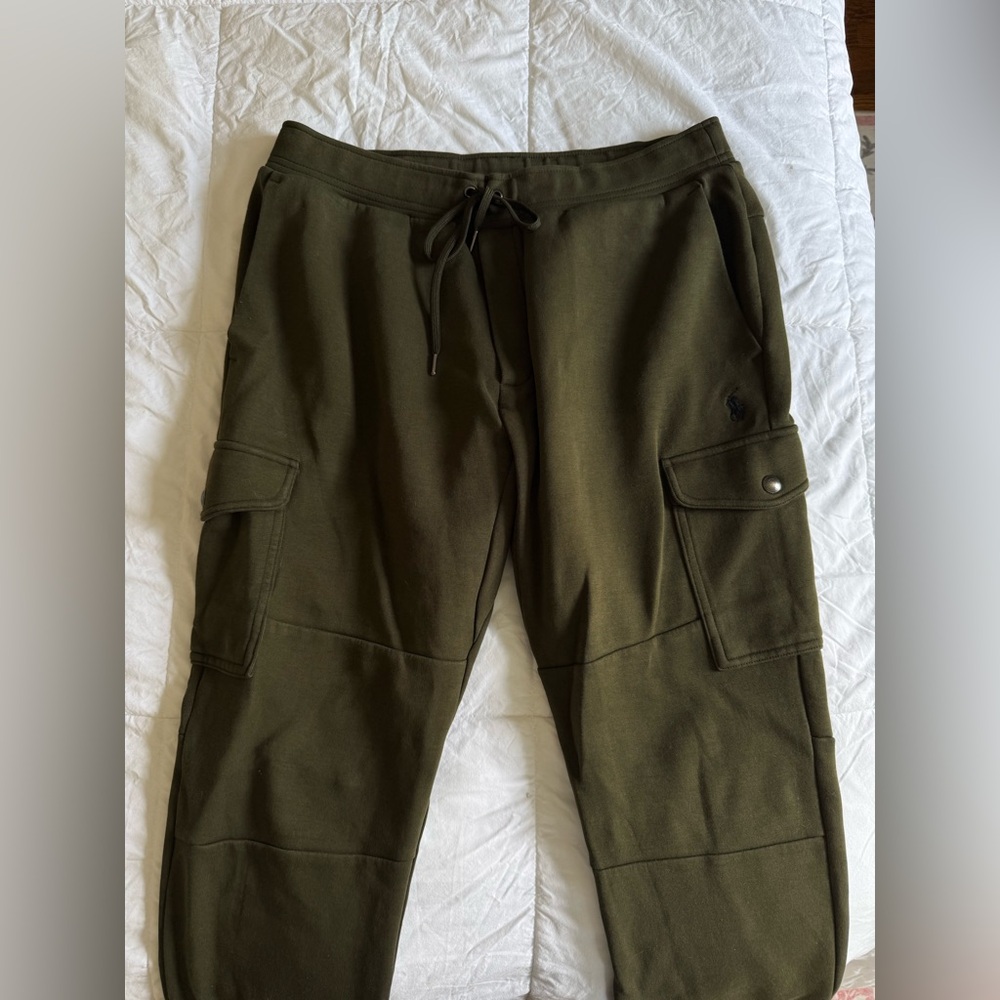Ralph Lauren Double Knit Cargo Jogger Pant